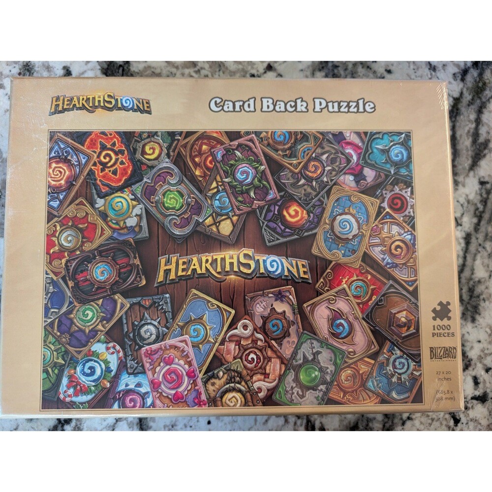 Blizzard Hearthstone Card Back 1000 Pieces Jigsaw Puzzle - 20" x 27" Authentic